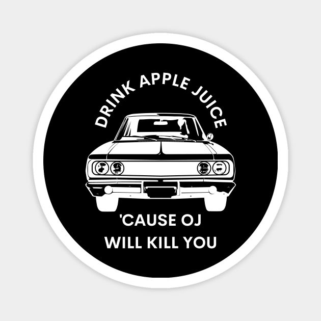 Drink Apple Juice Magnet by Lasso Print